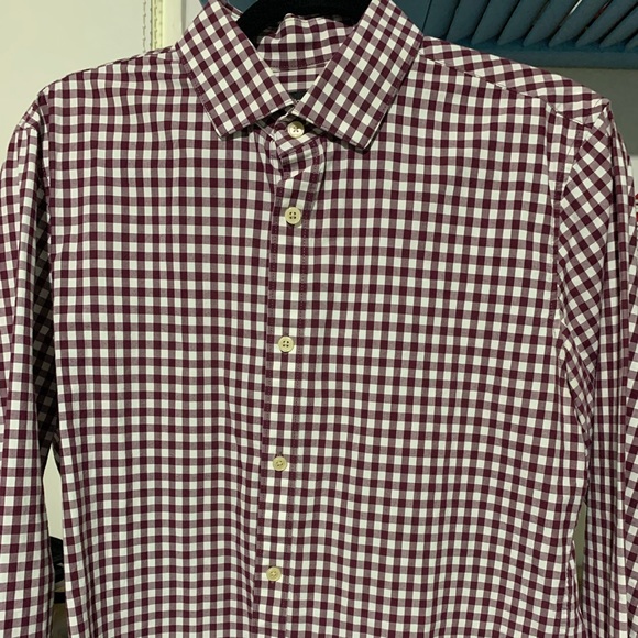 Shirt square red white medium - Picture 1 of 3